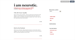 Desktop Screenshot of iamneurotic.com